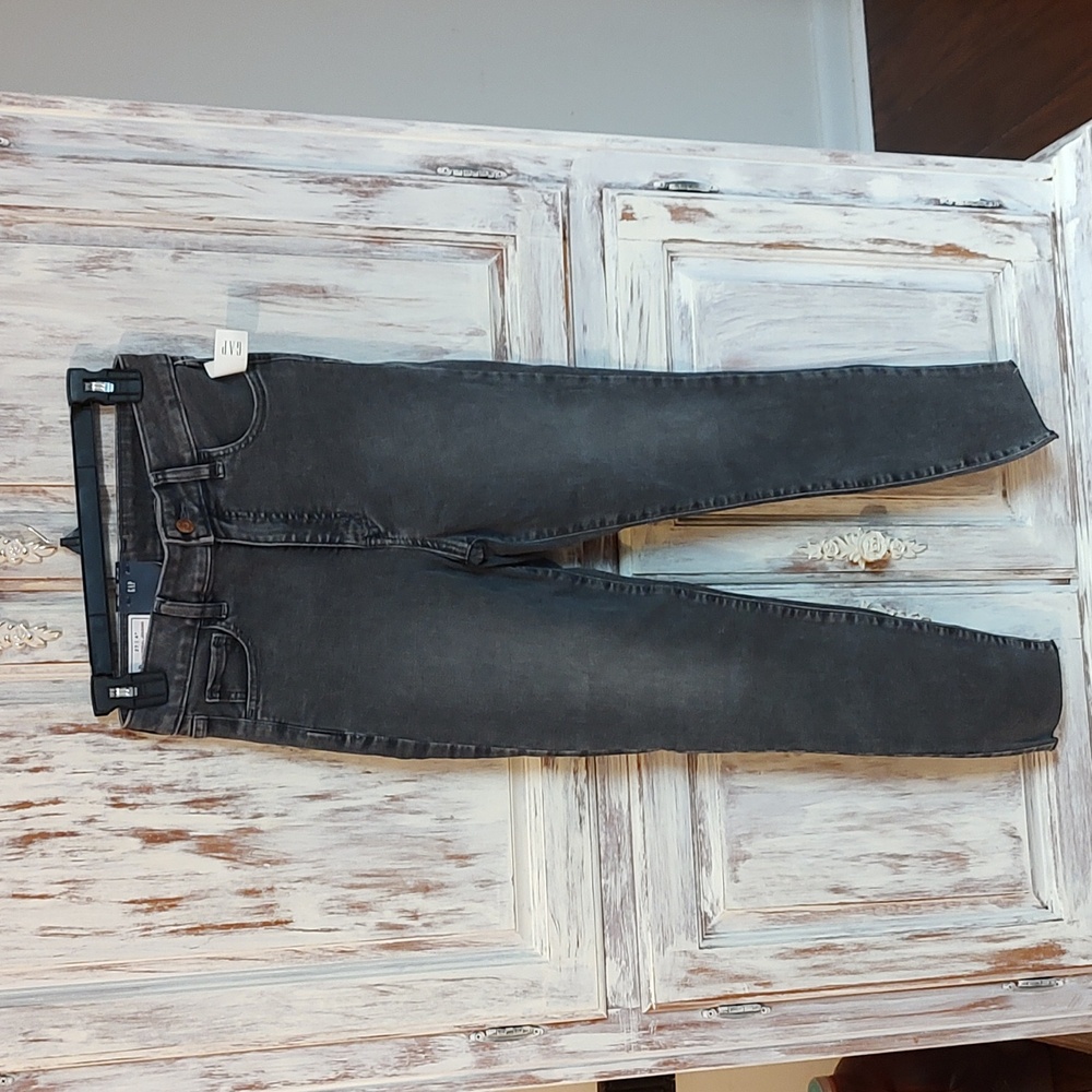 Gap jeans in a faded black denim